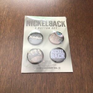 Nickelback Tour 4-Button Set